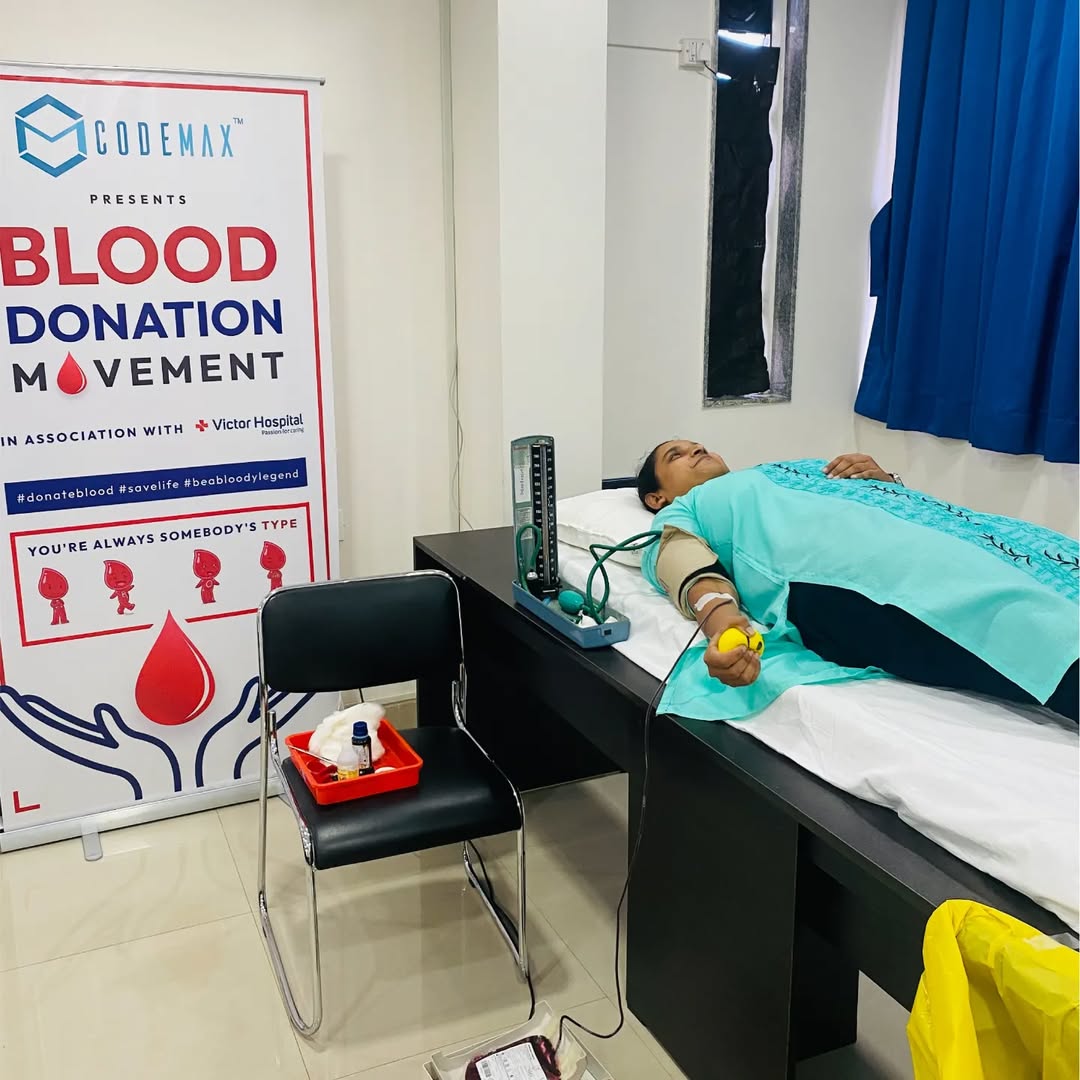 CodeMax Blood Donation Movement with Victor Hospital